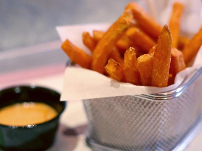 sweet potato fries at A&W