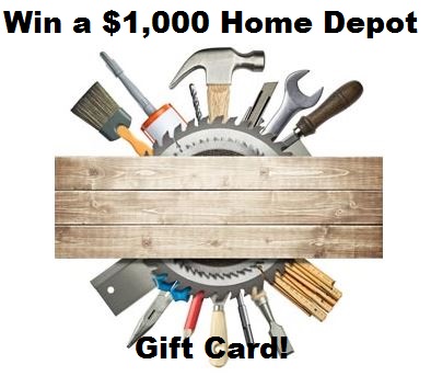 home depot gift card contest