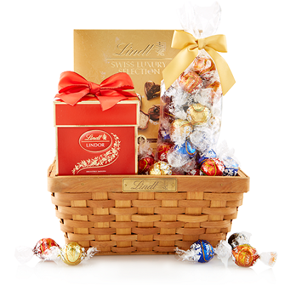 lindt chocolate gift basket2