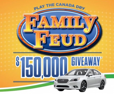 canada dry family feud giveaway
