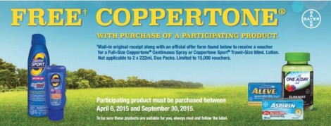 coppertone rebate offer