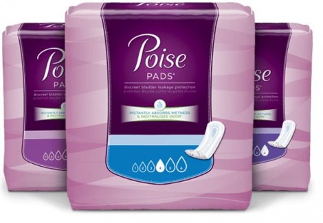 poise liners and pads