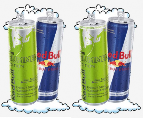 red bull cans