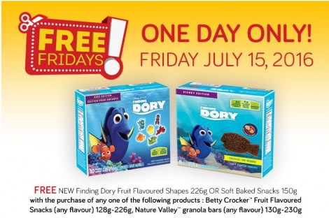 finding dory snacks coupon